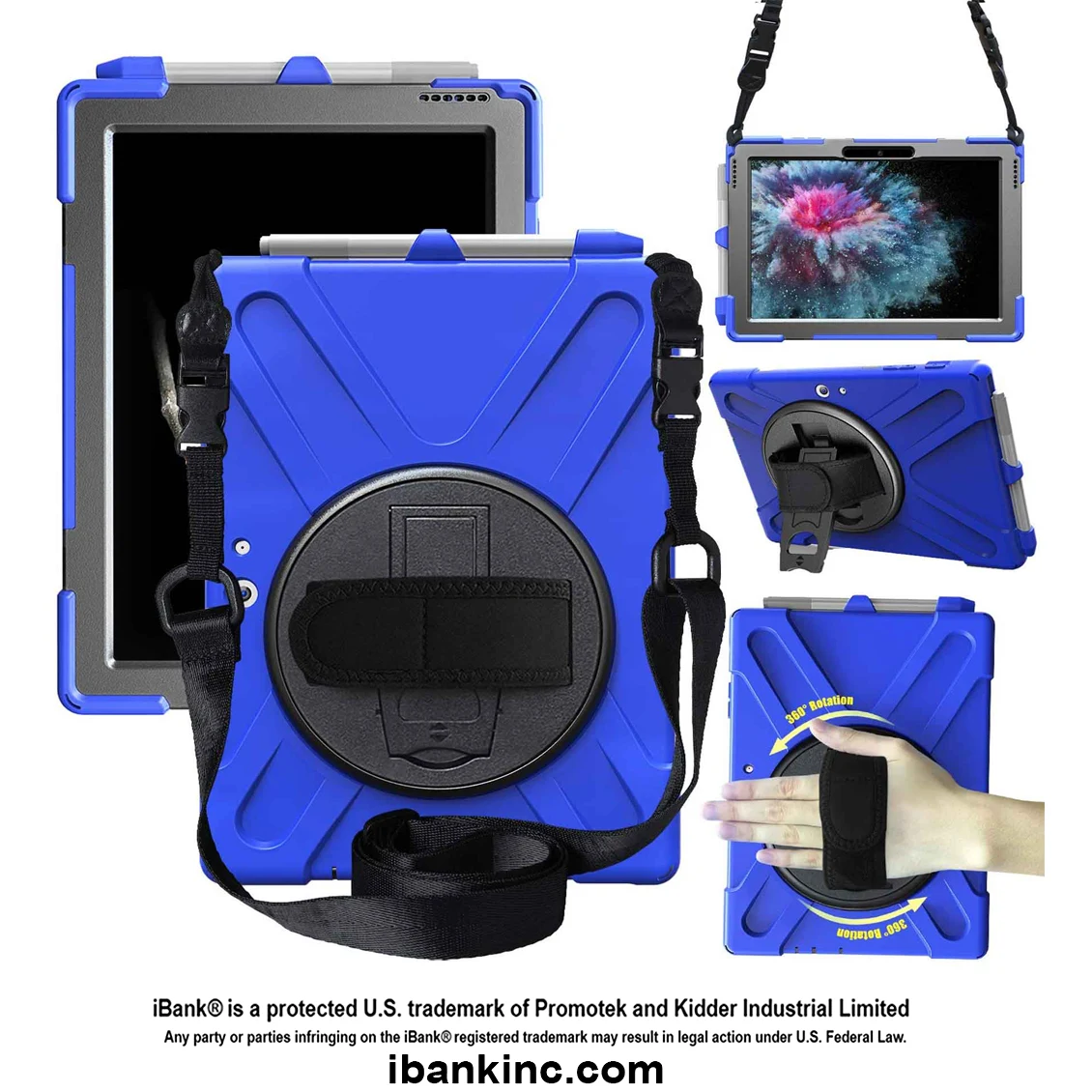 iBank ® Shockproof Case for Microsoft Surface Go 4/3/2, 2024-2018 (10.5"/10") 1