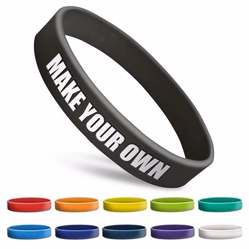 Custom Silicone Wrist Band MOQ 100PCS