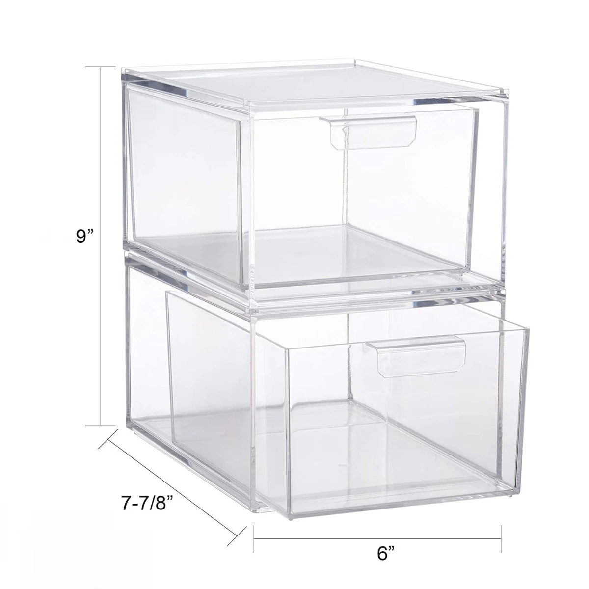 Stackable Makeup Organizer Storage Drawers 1
