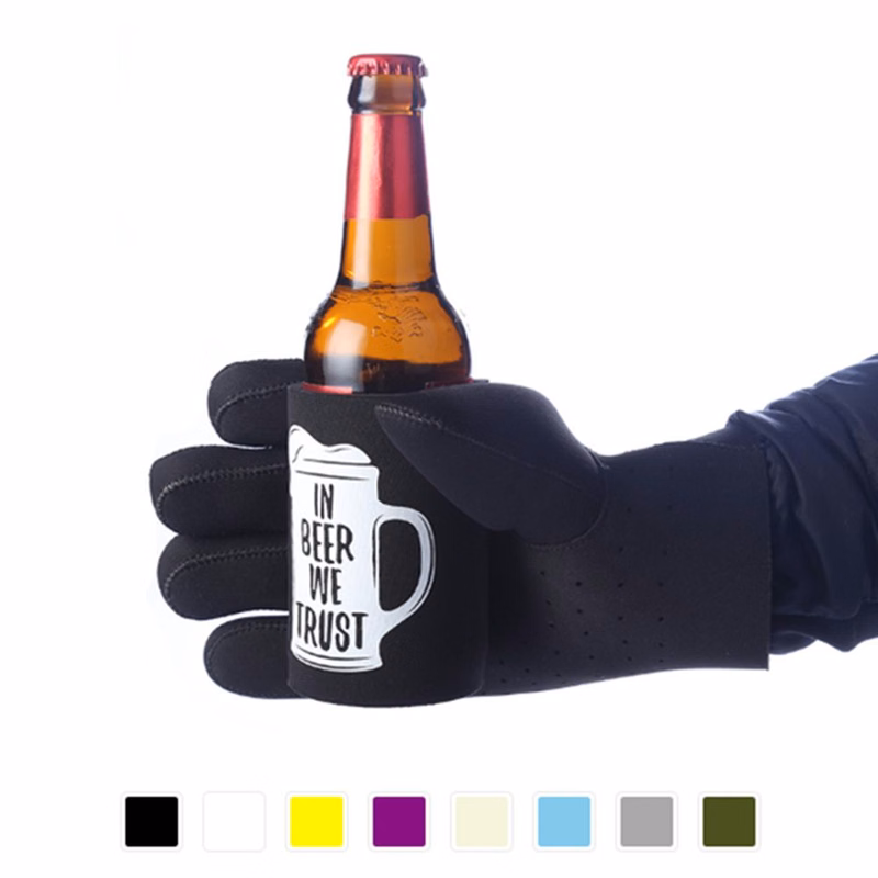 Insulated Neoprene Holding Glove Can Cooler