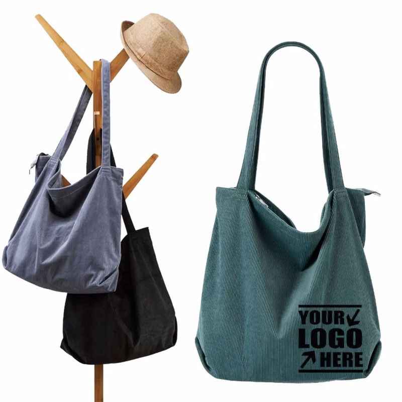 Big Capacity Tote Bag with Zipper for Women