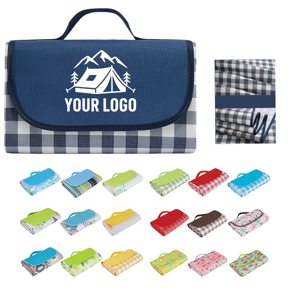 79" x 59" Foldable Picnic Blanket 1