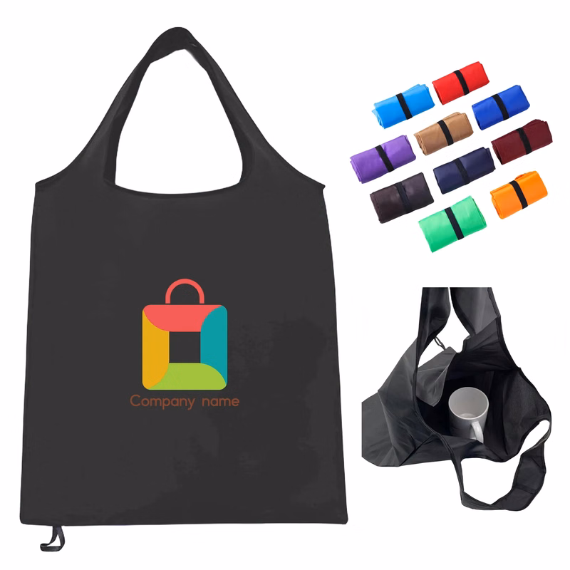 MOQ50 Full Color Foldable Shopping Tote Bag