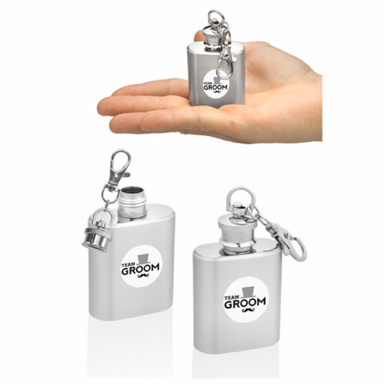 1 oz. Keychain Hip Flask