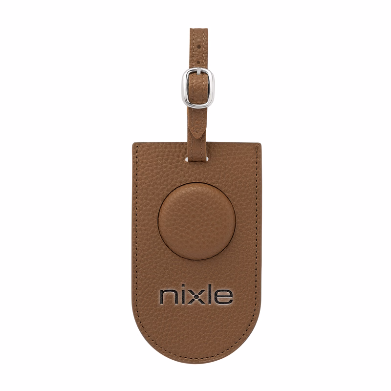 Pebble Grain AirTag Luggage Tag