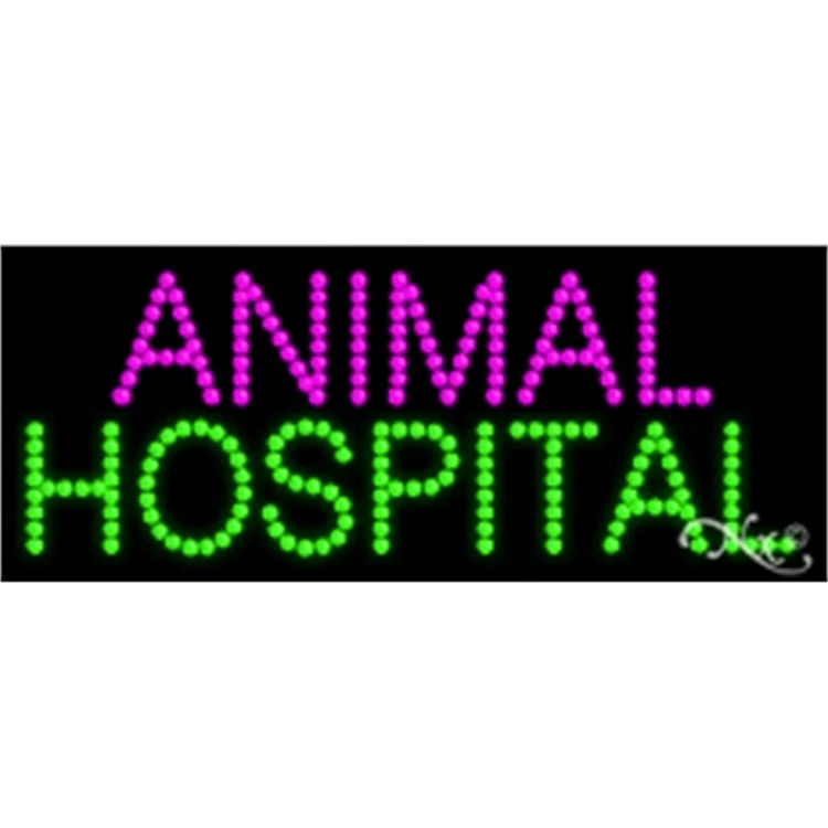 Animal Hospital LED Sign 1