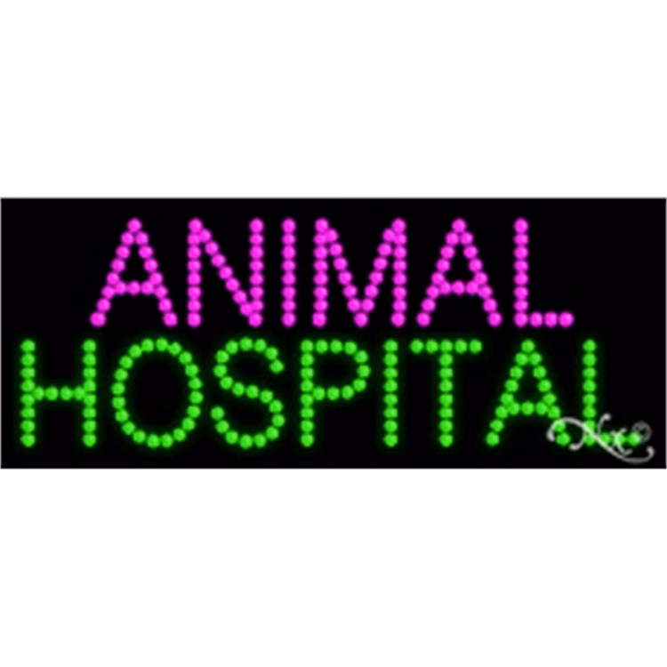 Animal Hospital LED Sign