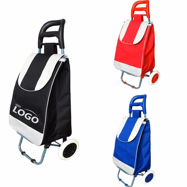 Foldable Shopping Trolley Cart with Wheels