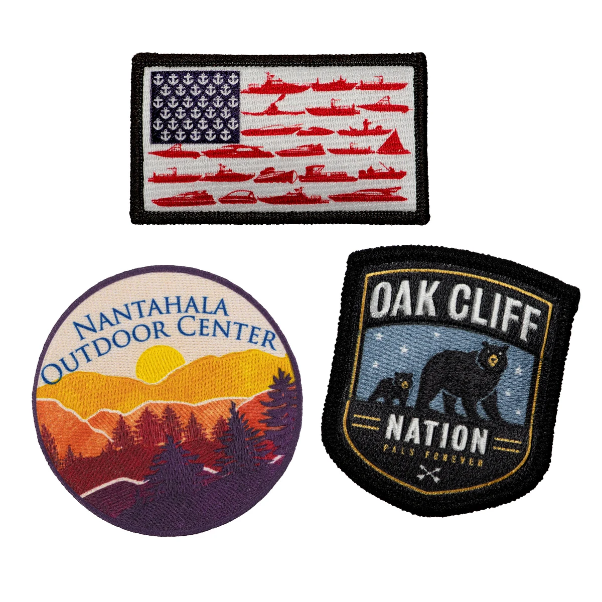 Custom Pin Pointe Embroidered Patch (4-1/2") 1