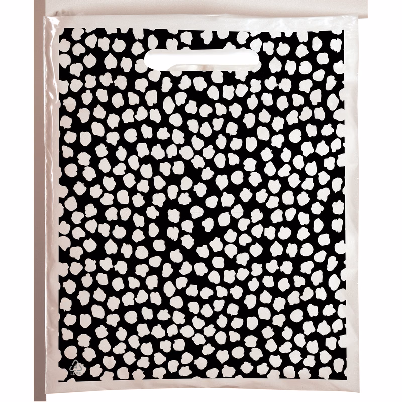 Playful Patterns Designer Plastic Bag (6" x 13")