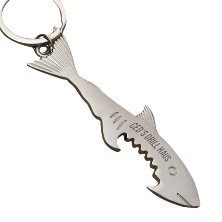 Shark Bottle Opener Keychain 1