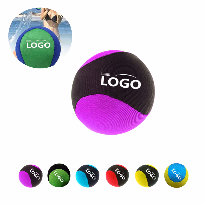 MOQ50 TPR Gel Water Bouncing Cloth Beach Ball