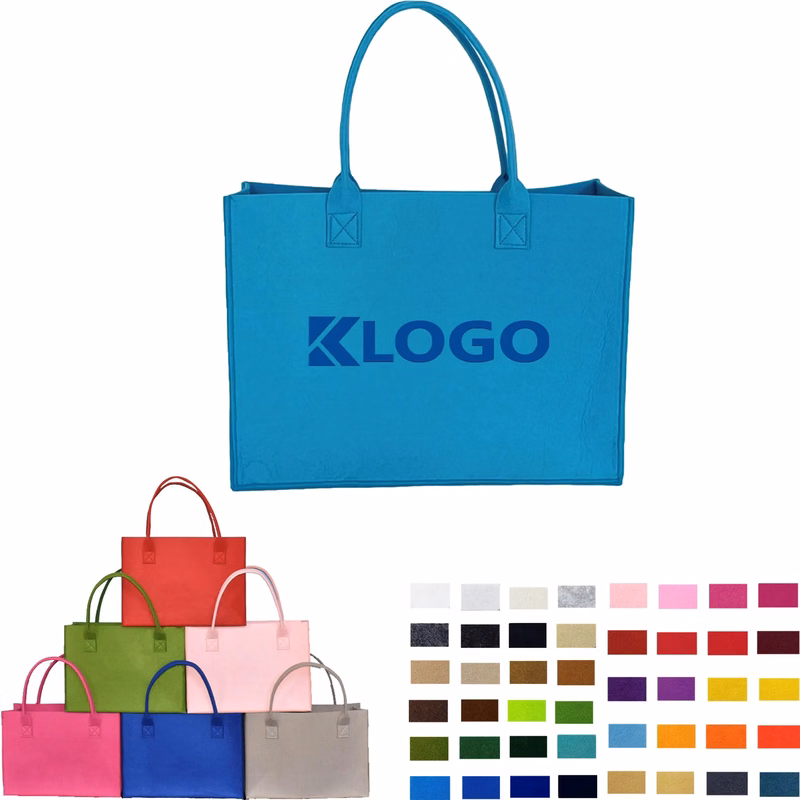 7.9" x 5.9" Felt Tote Bag