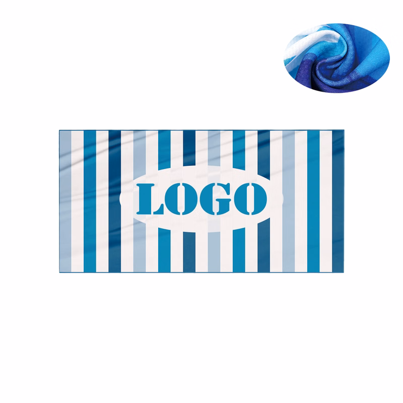 59"x28" Full Colors Custom Microfiber Beach Towels