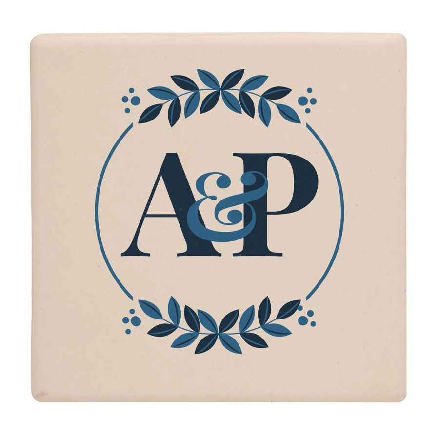 Personalized Ceramic Coasters 4" 1