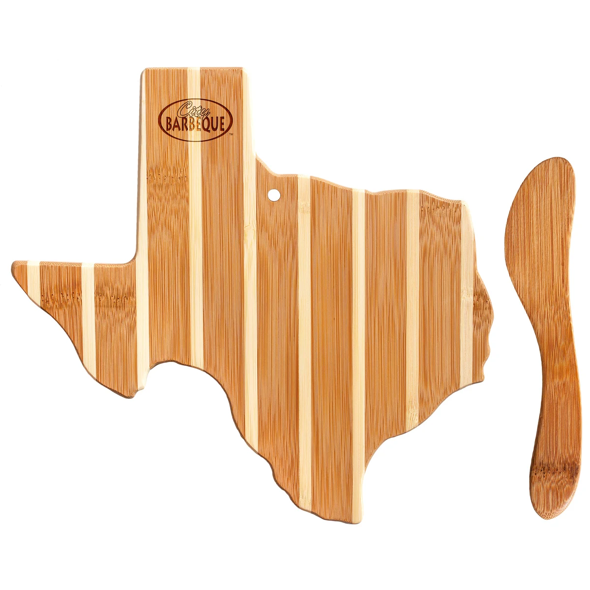 Texas Charcuterie Board with Spreader Knife Gift Set 1