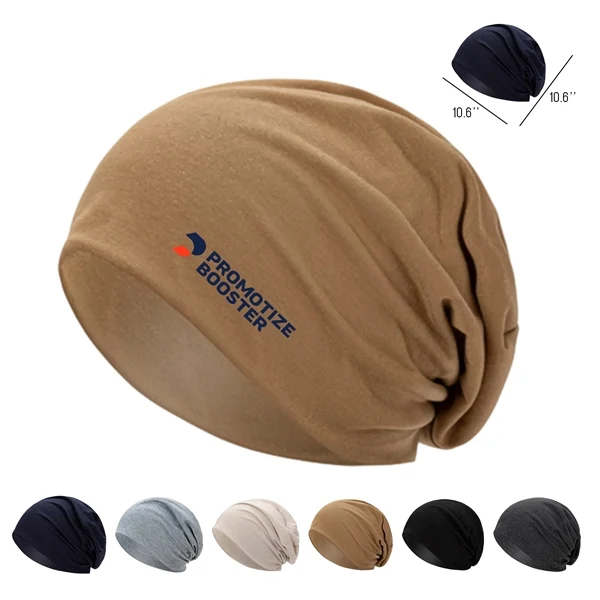 Solid Color Thin Section Beanie Hat 1