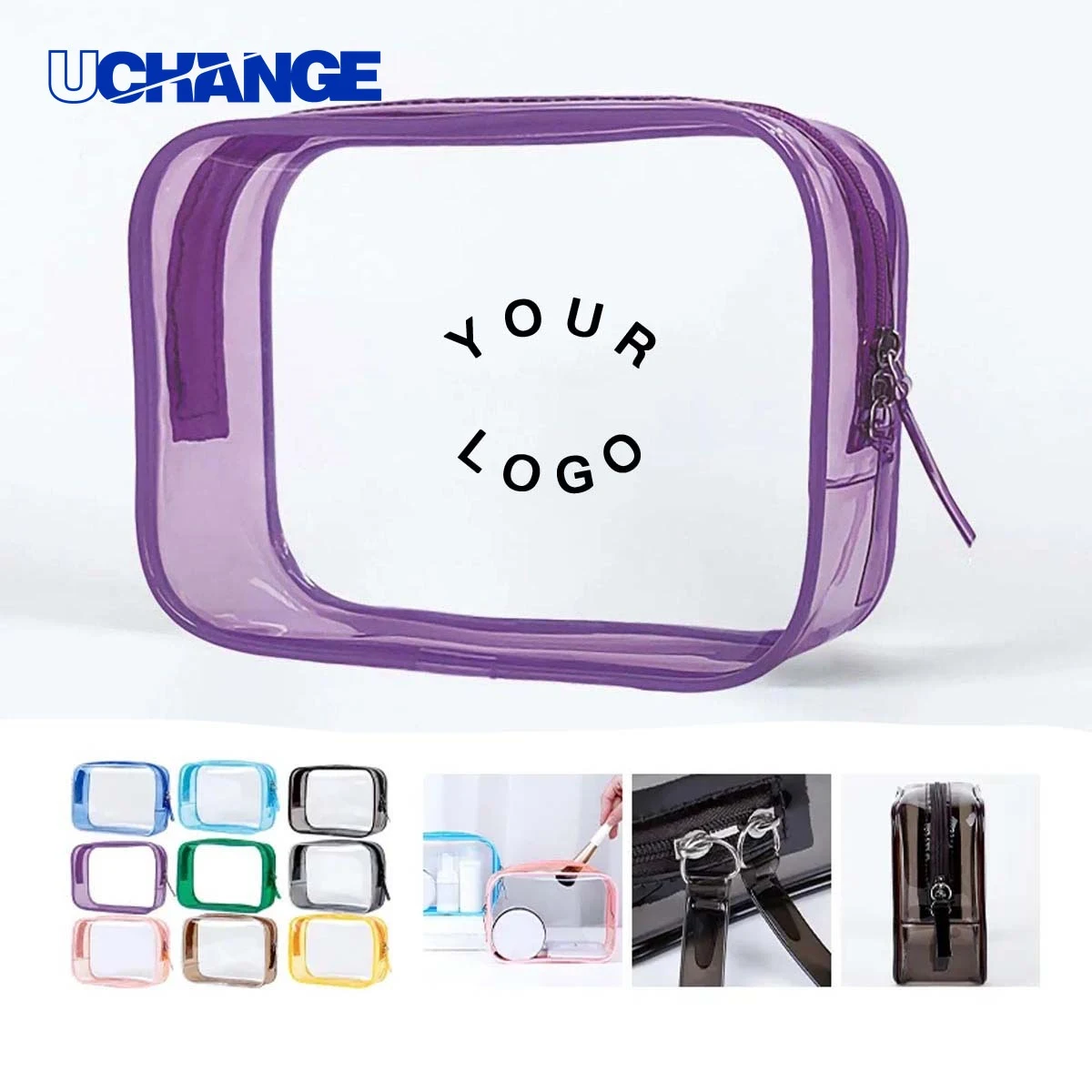 Waterproof Pouch Organizer Transparent for Gym or Purse 1