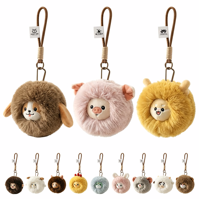 Fluffy Zodiac Stuffed Charms
