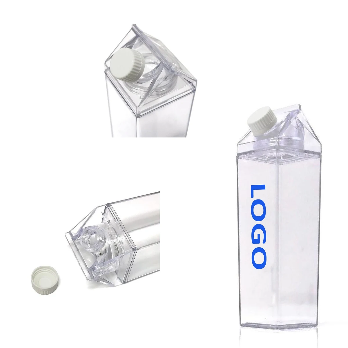 17Oz Milk Carton Water Bottle 1