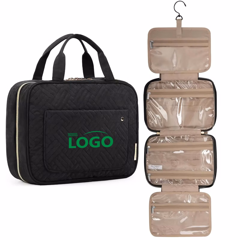Multi-Section Hanging Travel Toiletry Organizer
