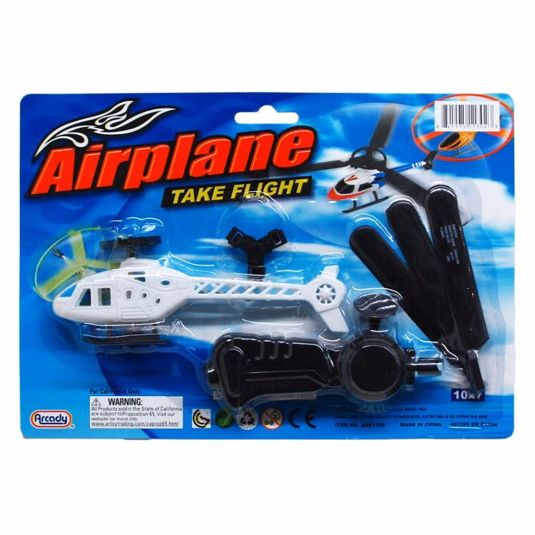 Pull A Line Toy Chopper Assorted Styles