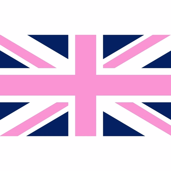 England Blue Stick Flag