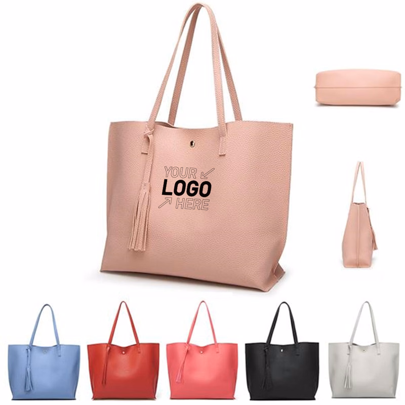 Leather tote bags large handbag for women