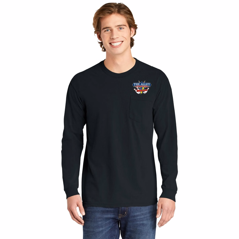 COMFORT COLORS ADULT 6.1 OZ LONG-SLEEVE POCKET T-SHIRT