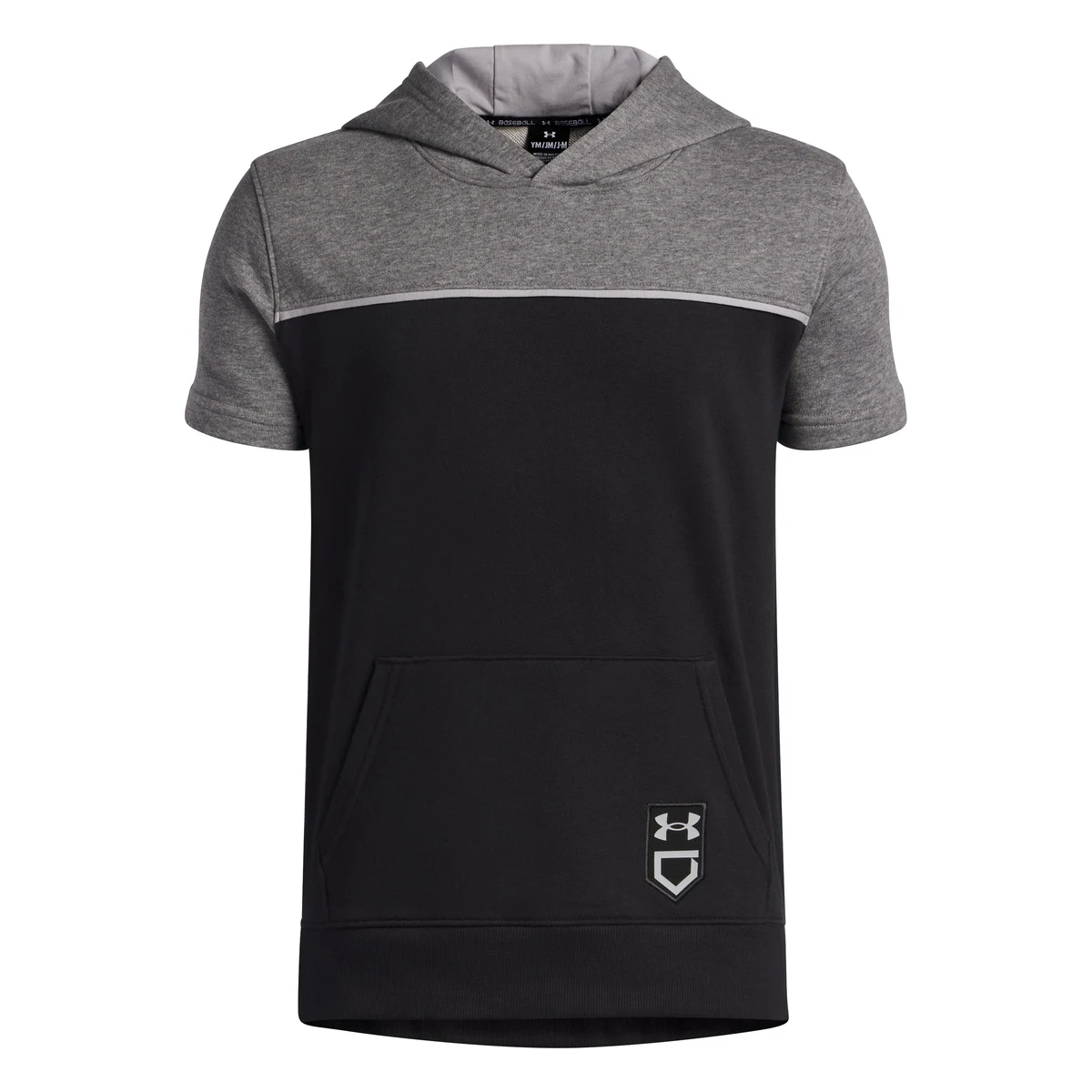 UA Utility Boys' Short Sleeve Hoodie, custom hoodie or sweatshirt with logo imprint 1