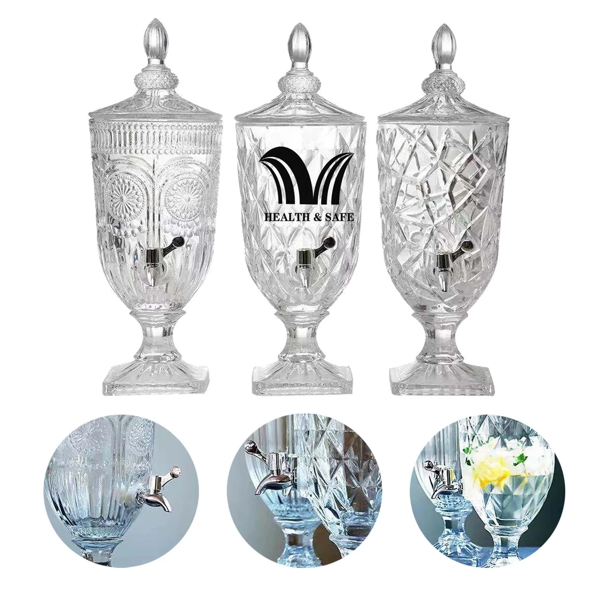 Glass Fruit Juice Pot Lid 1