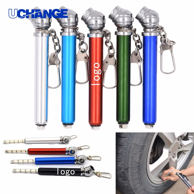 Tire Air Pressure Test Pen Keychain Tool
