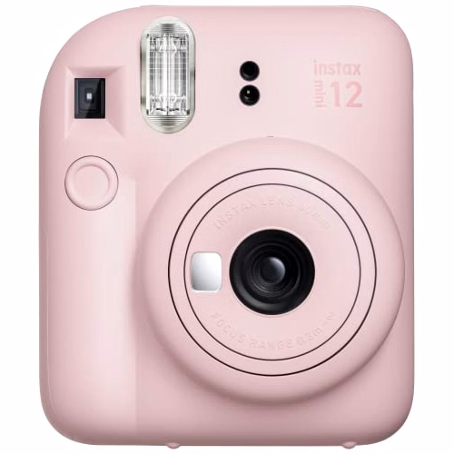 Fujifilm Instax Mini 12 Instant Camera, Blossom Pink