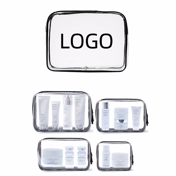 Clear Stadium Cosmetic Bag(4 5/16" W x 3 15/16" H x 1 3/4" G)