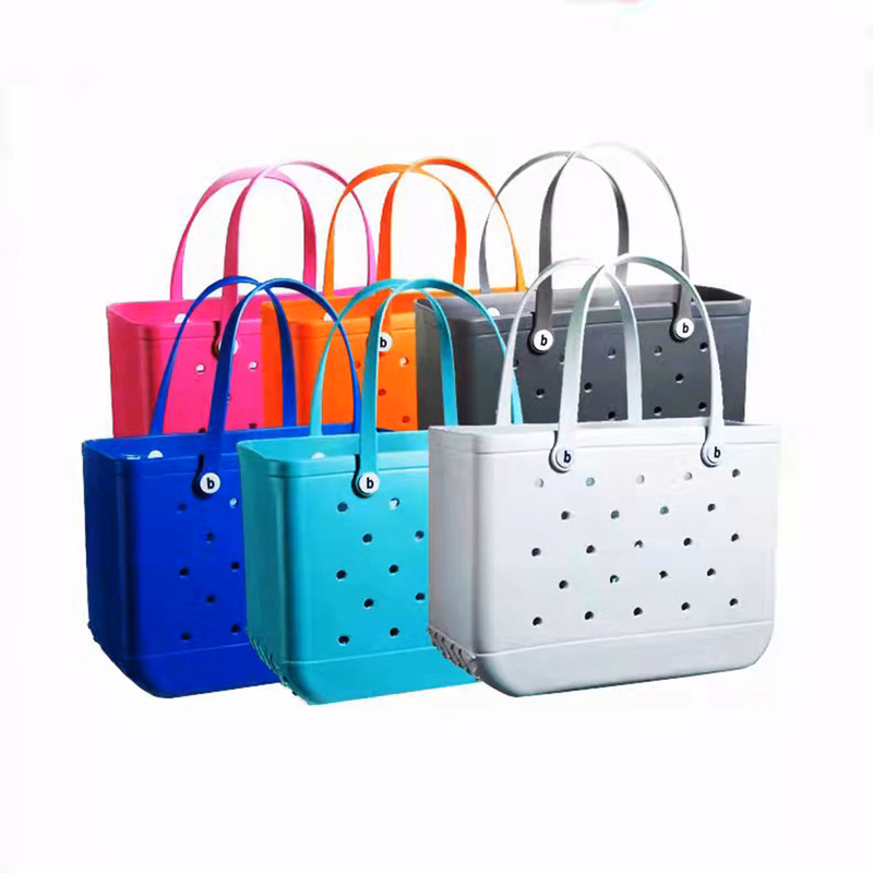 Durable Plastic Tote Bag With Hole