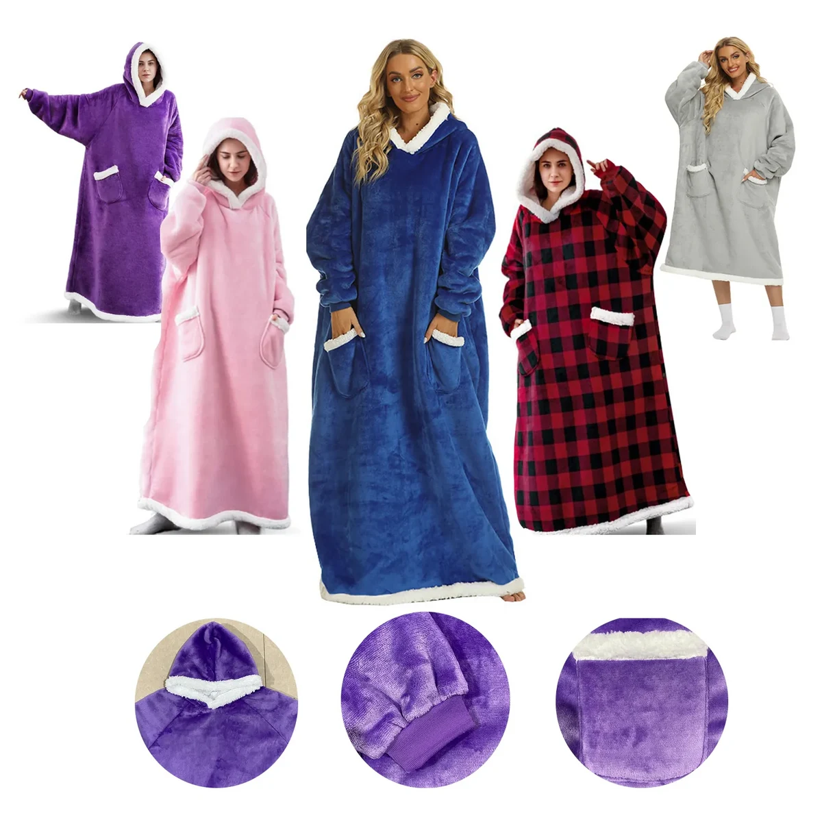 Oversized Hoodie Blanket 30X60" 1