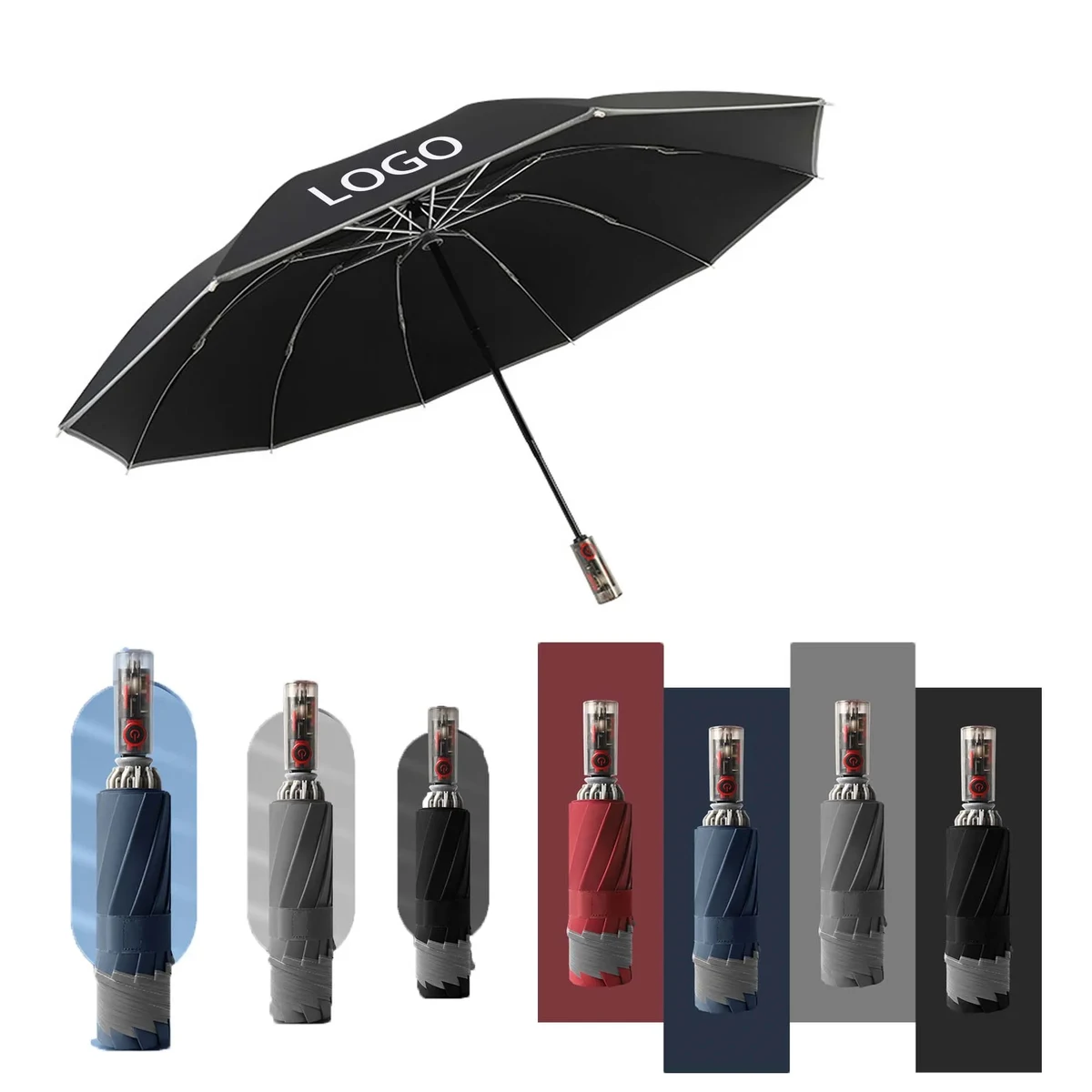 Mechanical Foldable Reverse Umbrella 1
