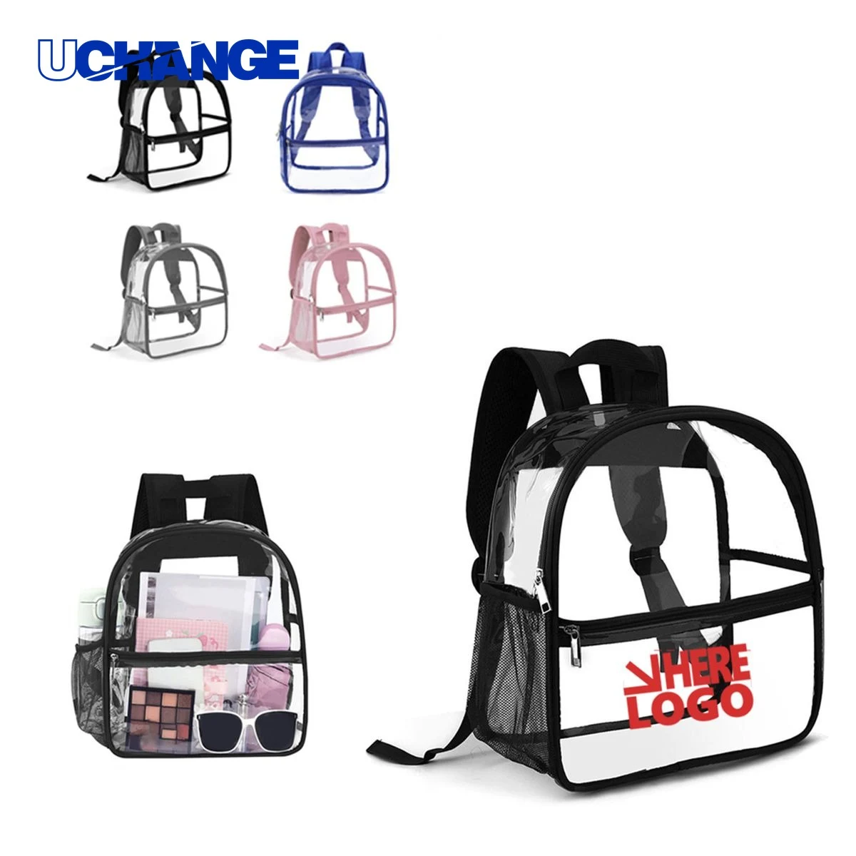 Transparent Dual-Shoulder Rucksack 1
