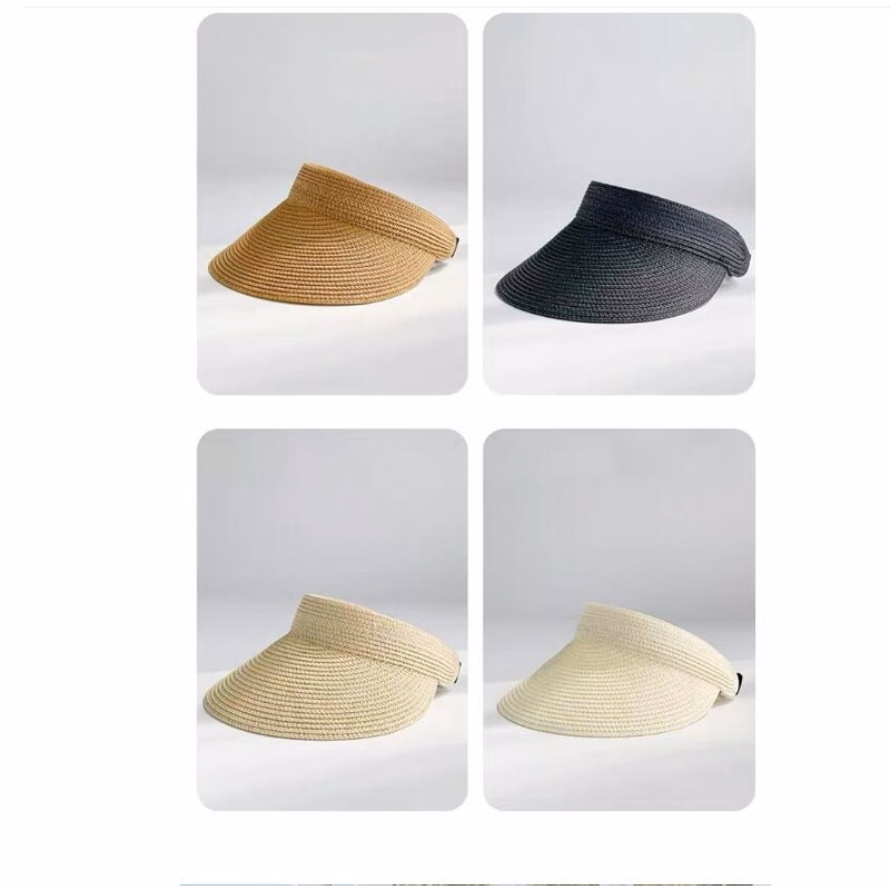 Sun Visor Straw Hat for Women