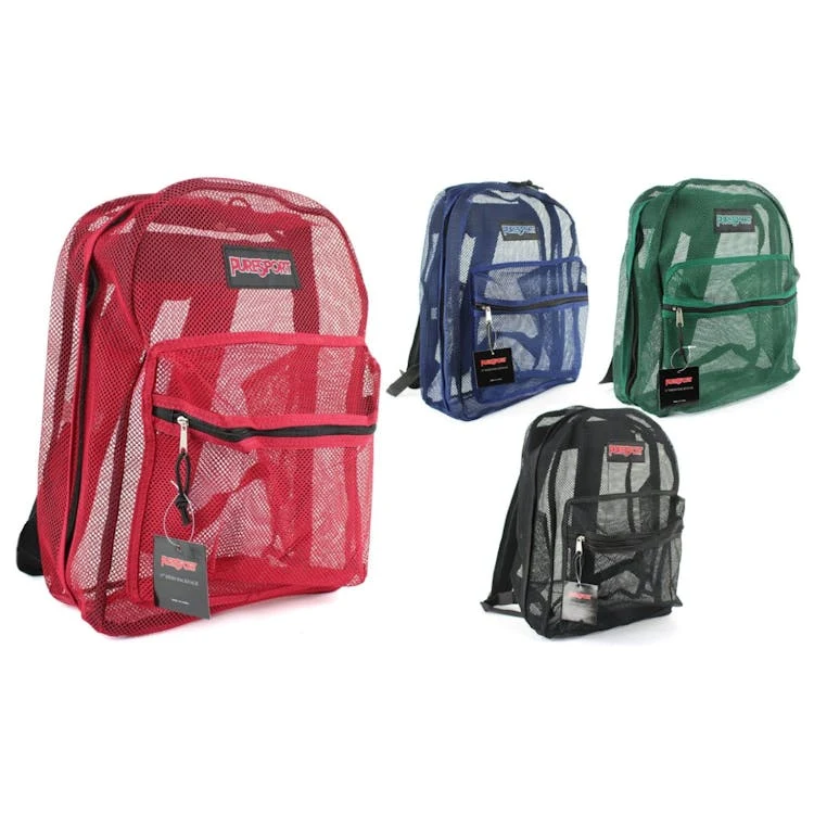 17" Mesh Backpacks - 4 Colors 1