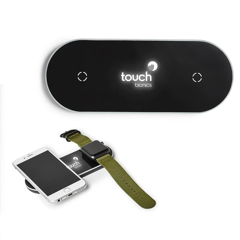 Light-Up-Your-Logo Duo Wireless Charging Pads 1