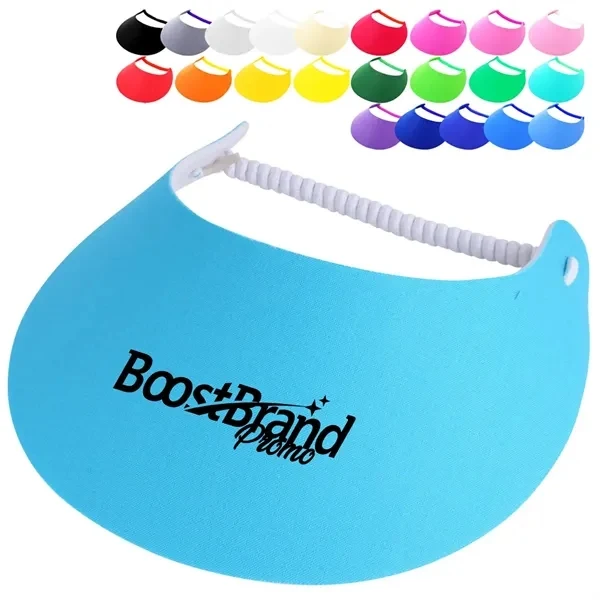 Custom Breathable Sun Visor with Adjustable Strap — Outdoor Events & Brand Visibility 1