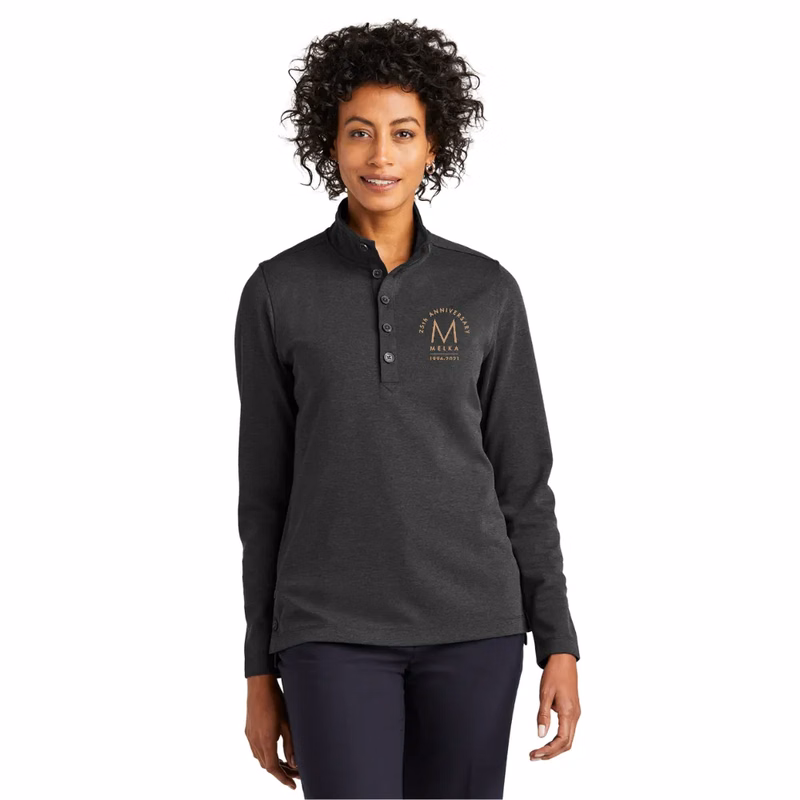 Brooks Brothers(R) Women's Mid-Layer Stretch Half-Button