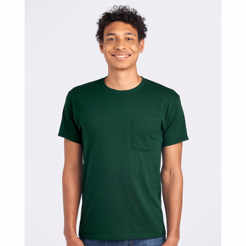 Unisex Dri-Power® 50/50 Pocket T-Shirt - 29MPR