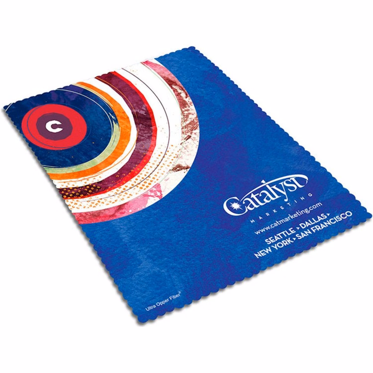 Full-Color Ultra Opper Fiber Cleaning Cloth (7"x 9")