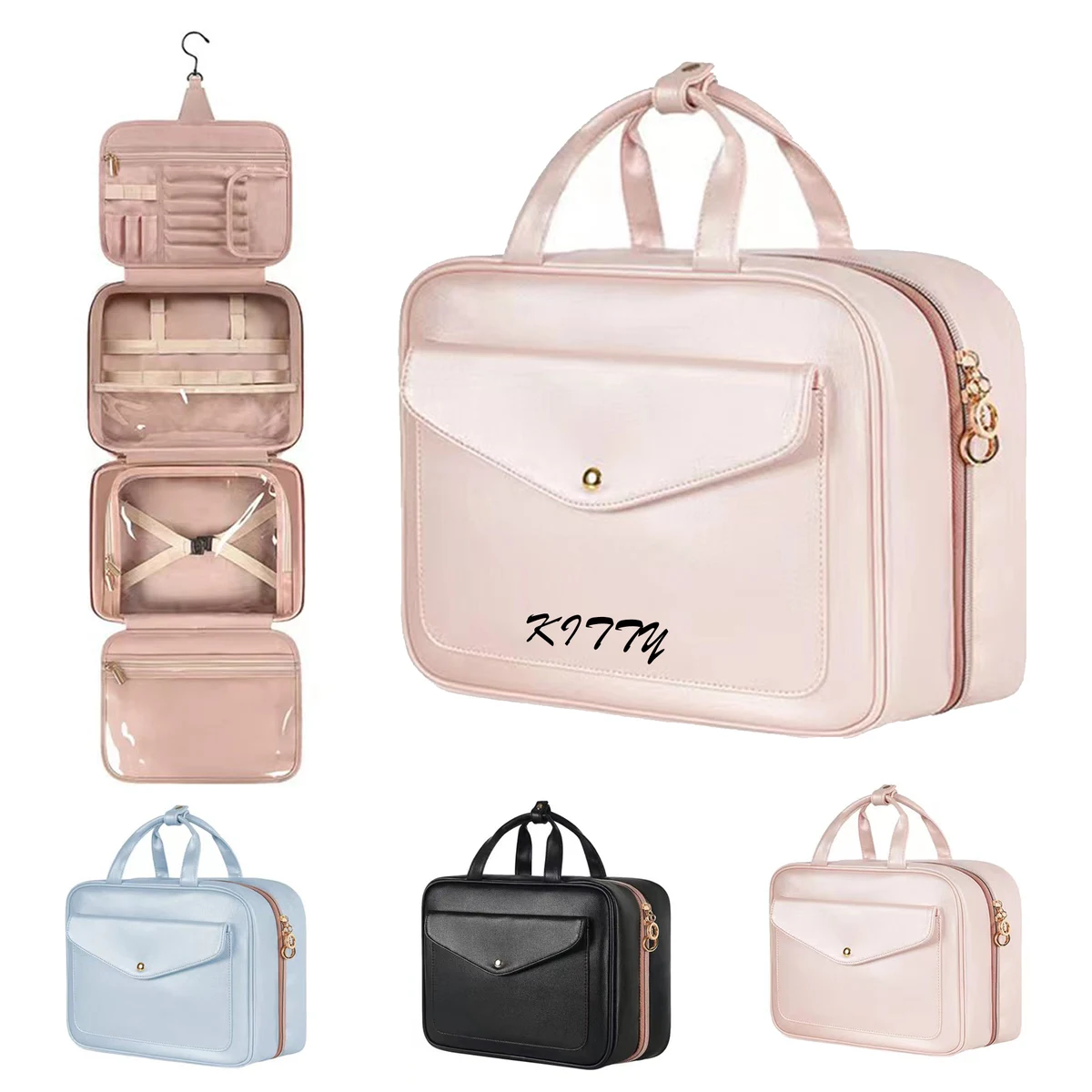 Fashionable Travel Portable Storage Toiletry & Makeup Bag 1