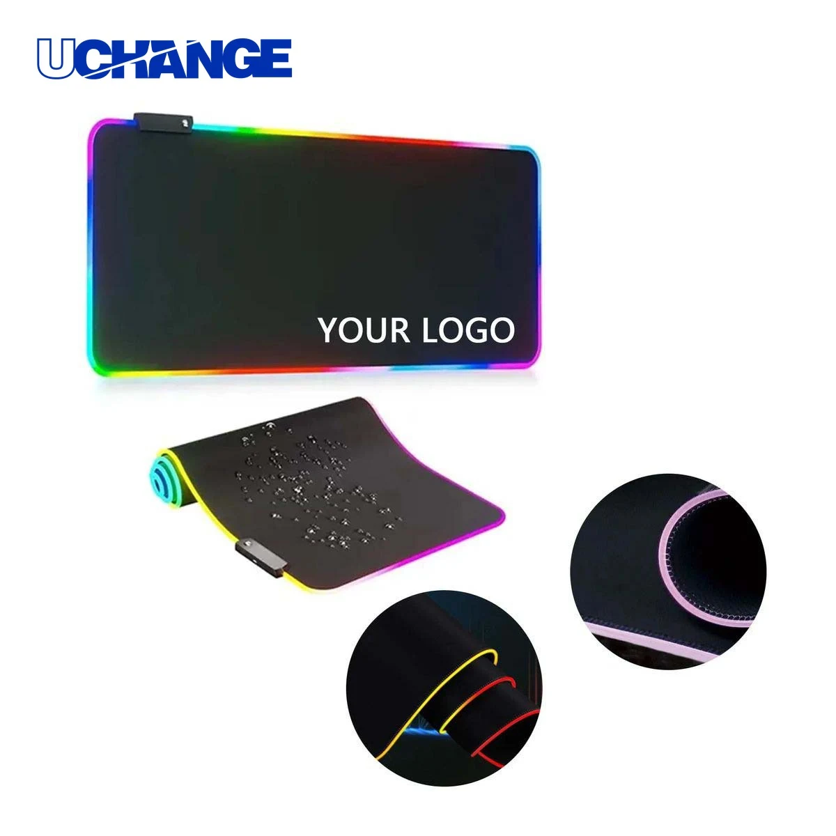 LED Gaming Mouse Pad Mat with Seven Color Modes 1