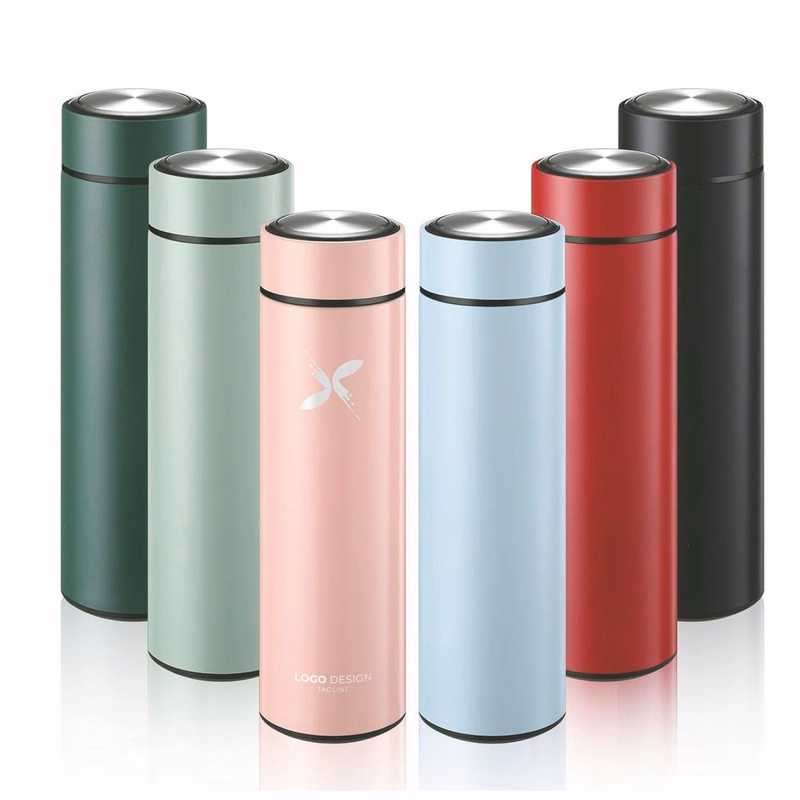 Stainless Steel Water Bottle 17oz Insulated Water Bottle Skinny cup Portable Slim Flask Travel Mug
