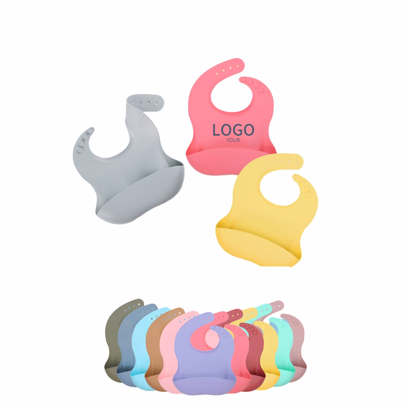 Silicone Baby Bib With Food Catcher Pocket