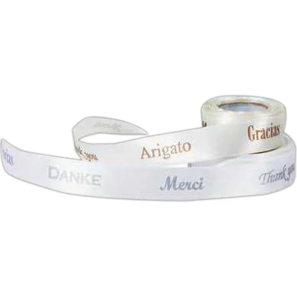 Satin Thank You Ribbon 1